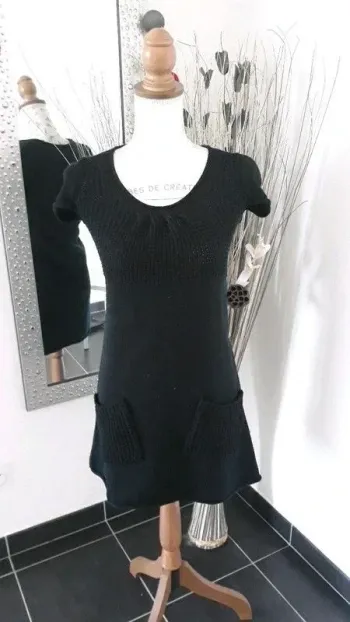 Robe pull noir