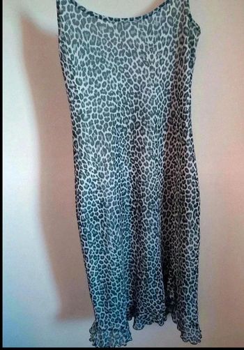 Robe longue léopard