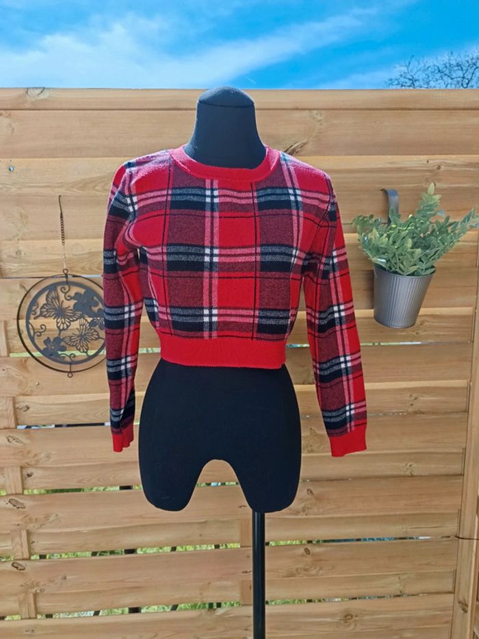 Pull crop top taille M