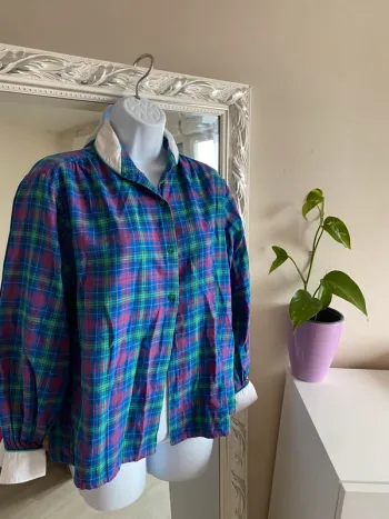Belle chemise à carreaux greve anna