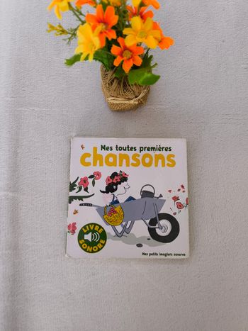 Livre sonore Mes toutes premières chansons Gallimard