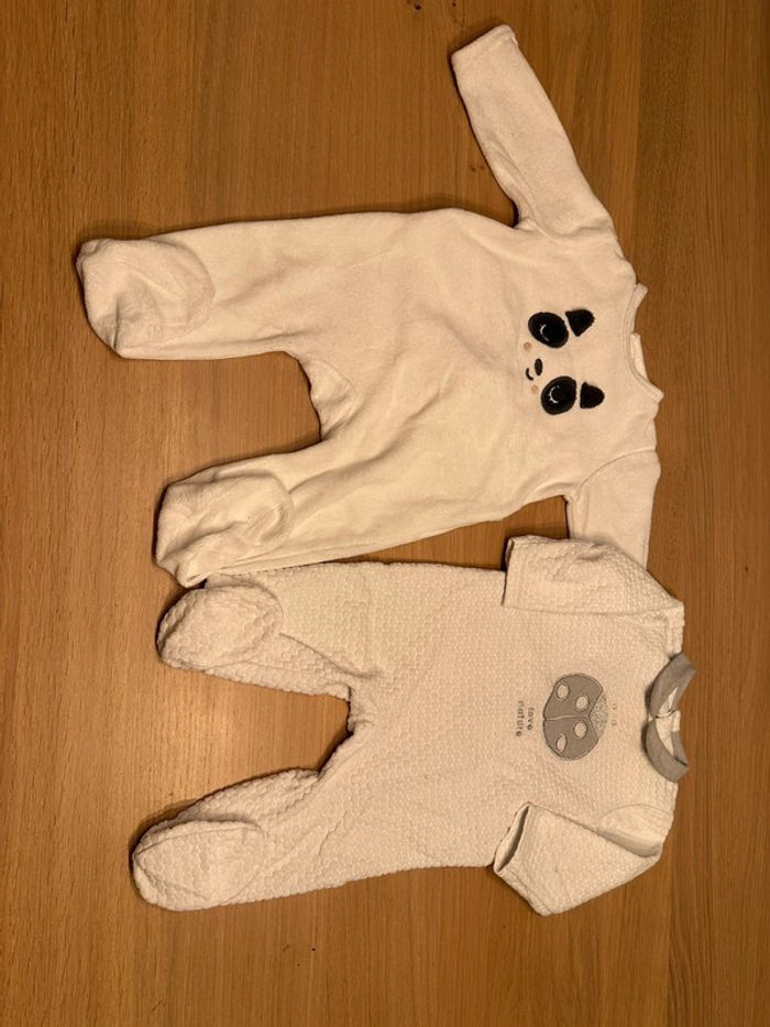 Pyjama blanc 9 mois
