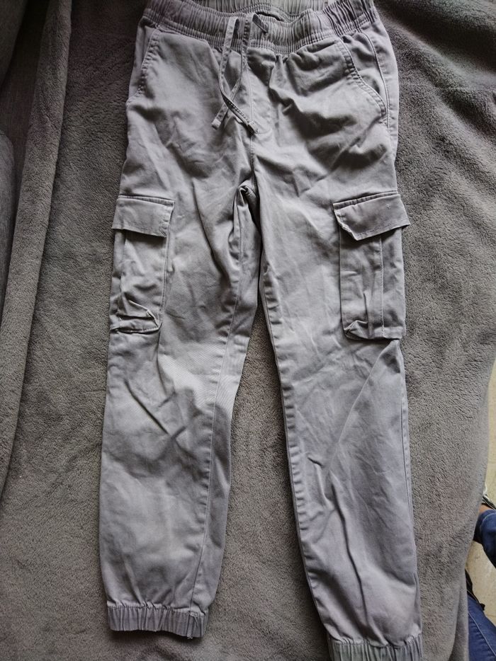 Pantalon gris garçon - photo numéro 2
