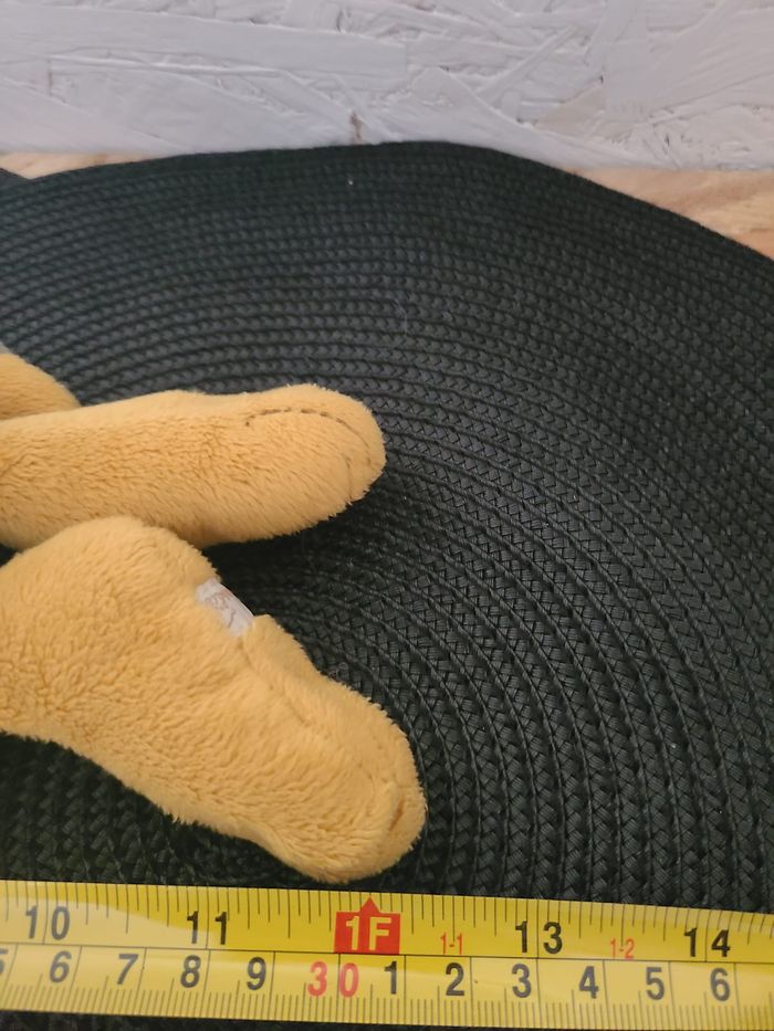 DOUDOU PELUCHE FOXY BUKOWSKI RENARD VERT KAKI RAYE - photo numéro 4