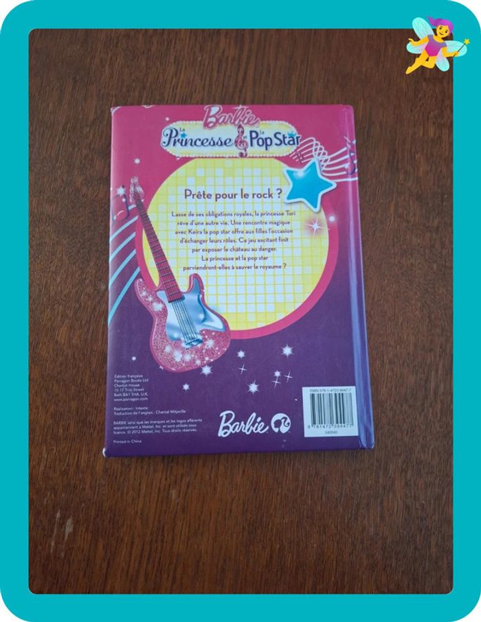 Livre barbie la princesse et la pop star - photo numéro 3