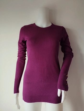 Pull aubergine  Blancheporte taille 34/36