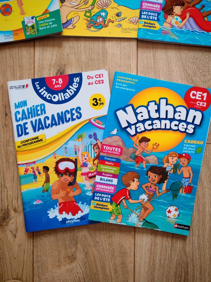 Lot de cahier de vacances ce1 - photo numéro 3