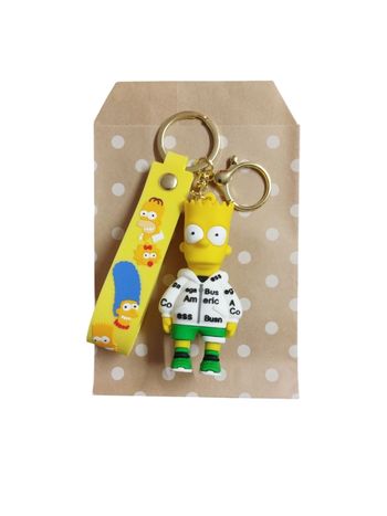 Porte-clés Bart Simpson avec pochette cadeau
