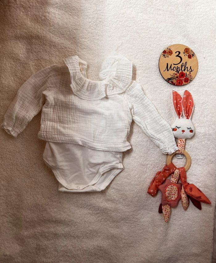 Body Zara kids 1-3 mois