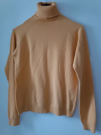 Pull col roulé jaune Zara - taille L - neuf