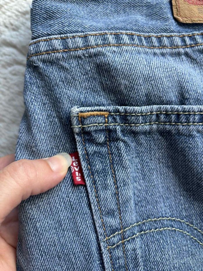 Levi’s 541 W32 (L/42) L30 Jean Athletic Fit slim taper bleu clair délavé fuselé 00s y2k vintage - photo numéro 3