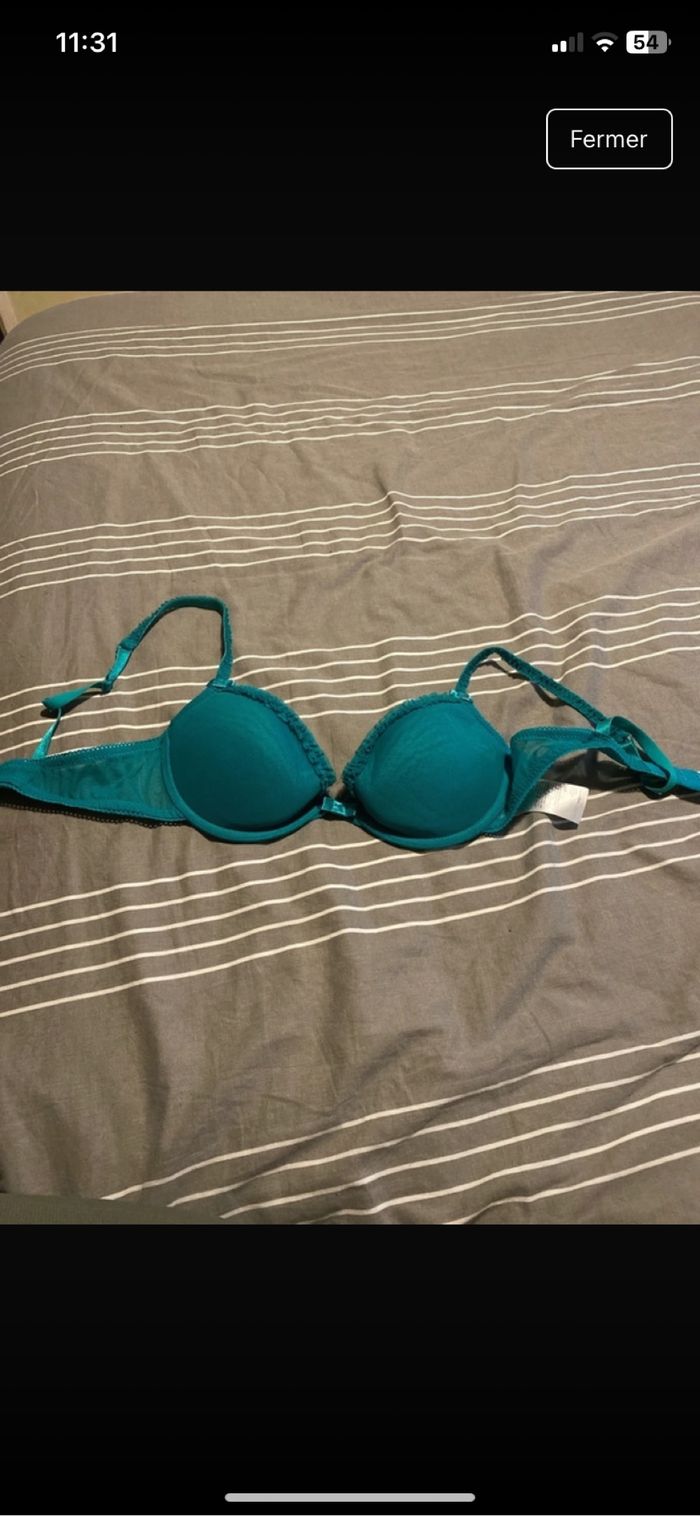 Soutien gorge vert