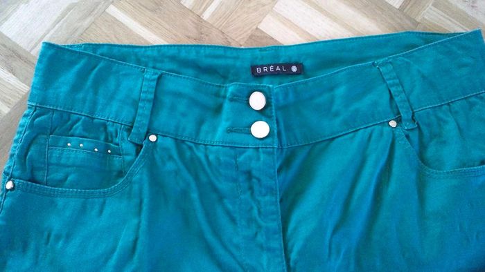 Pantalon ajuste  breal  Vert  emeraude T38 - photo numéro 3