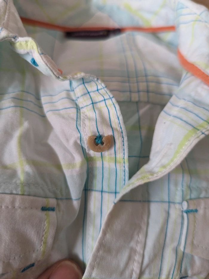 Chemise manche courte a carreaux sergent major - photo numéro 4