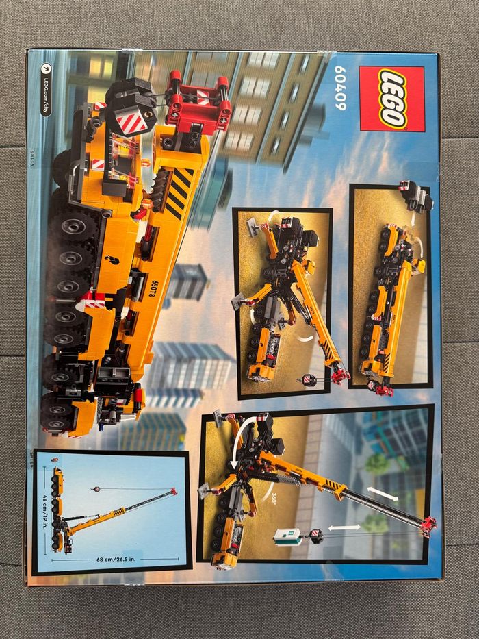 LEGO 60409 Grue mobile de chantier – City – Neuf, Scellée - photo numéro 2