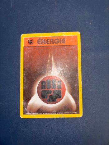 Carte Pokémon Wizards Énergie terre 101/102 Set de base