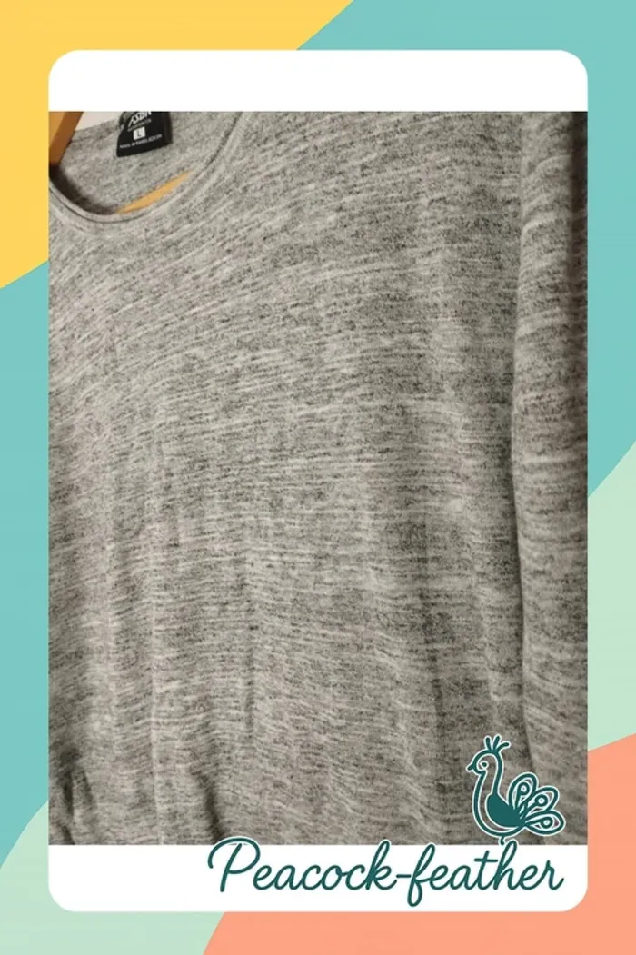 Pull fin gris fsbn L homme - photo numéro 3
