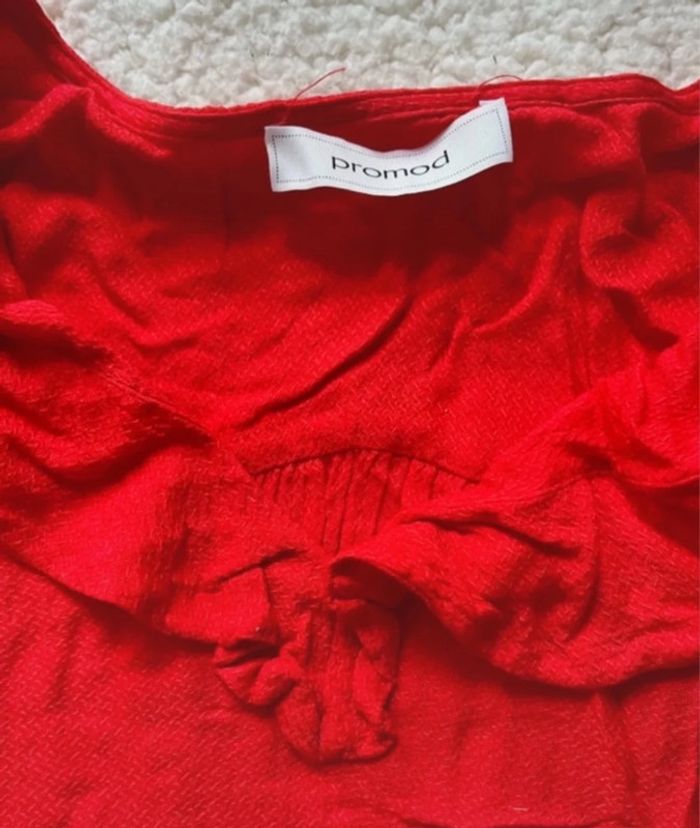 Blouse Promod rouge - photo numéro 2