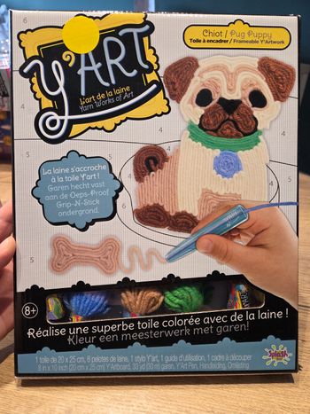 Toile en laine à décorer 