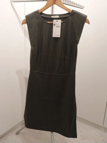 Robe cache cache simili cuir neuve