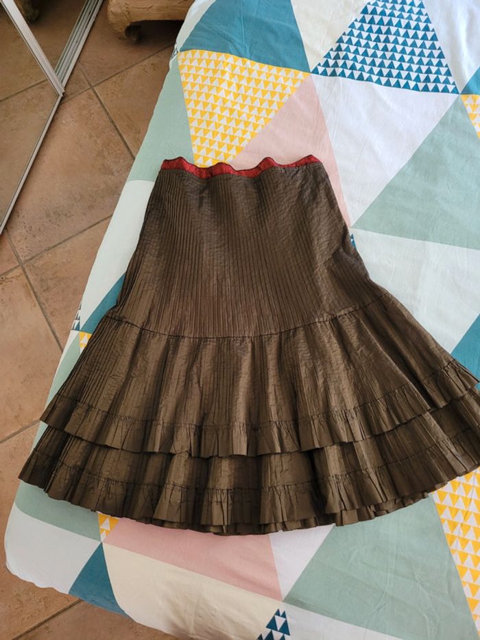 Jupe nathalie garcon plissée taille 38 - photo numéro 2