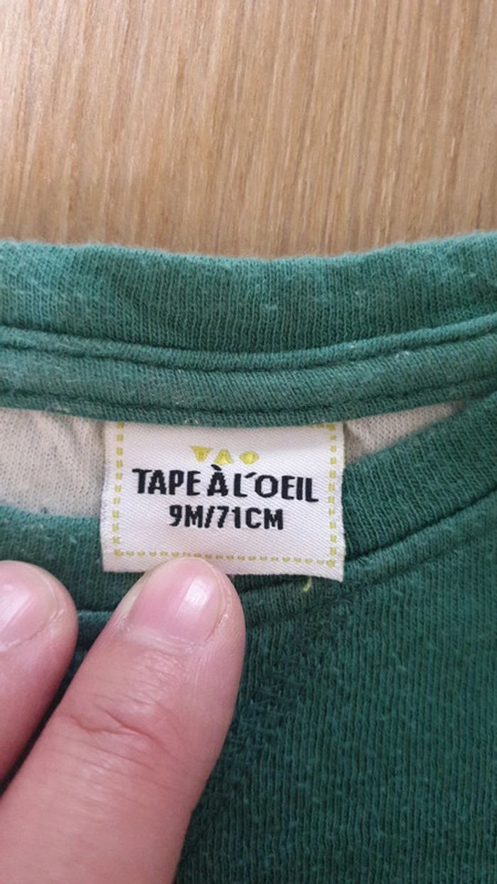 Pull vert tape à l'œil 9m - photo numéro 4