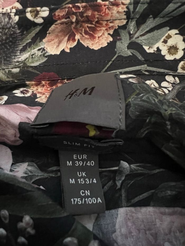 CHEMISE HOMME H&M FLEURS