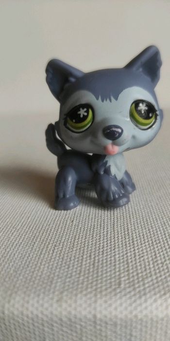 My littlest petshop chien lps husky 487