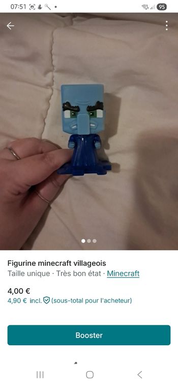 Figurine minecraft villageois