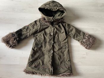 Manteau à capuche hiver fille Catimini 4 ans