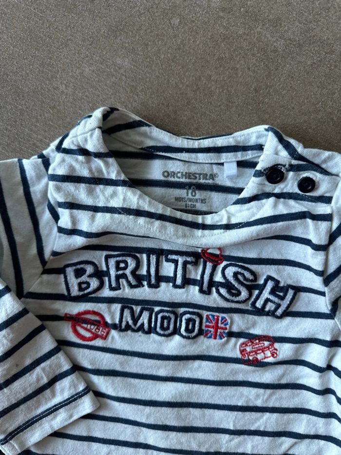 Maillot manche longues 18 mois orchestra - photo numéro 2
