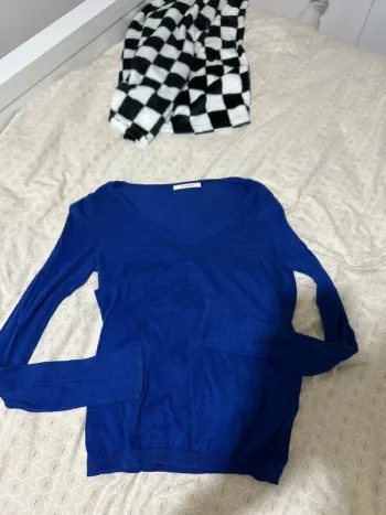 T-shirt bleu camaïeu style année 2000