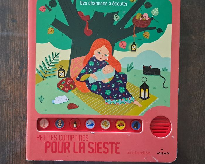 Livre musical "Petites comptines pour la sieste"