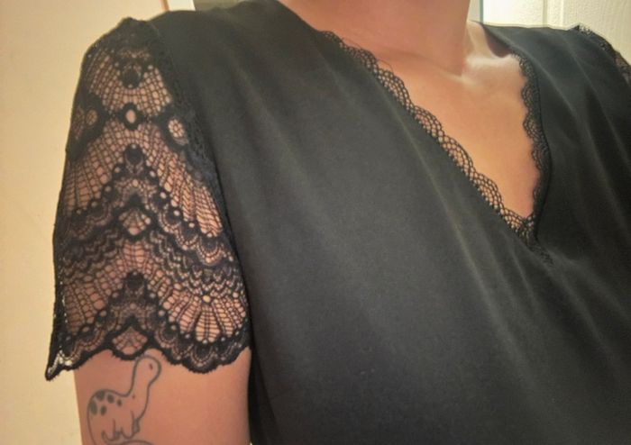 Robe noire dentelle