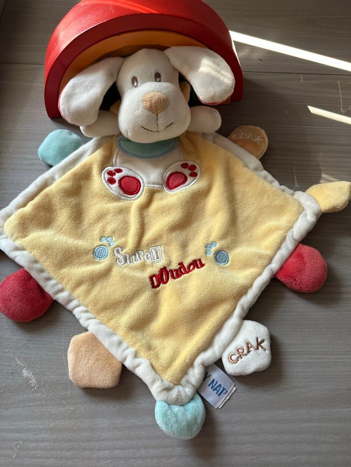 Doudou plat Mon super doudou chien baby nat - photo numéro 2