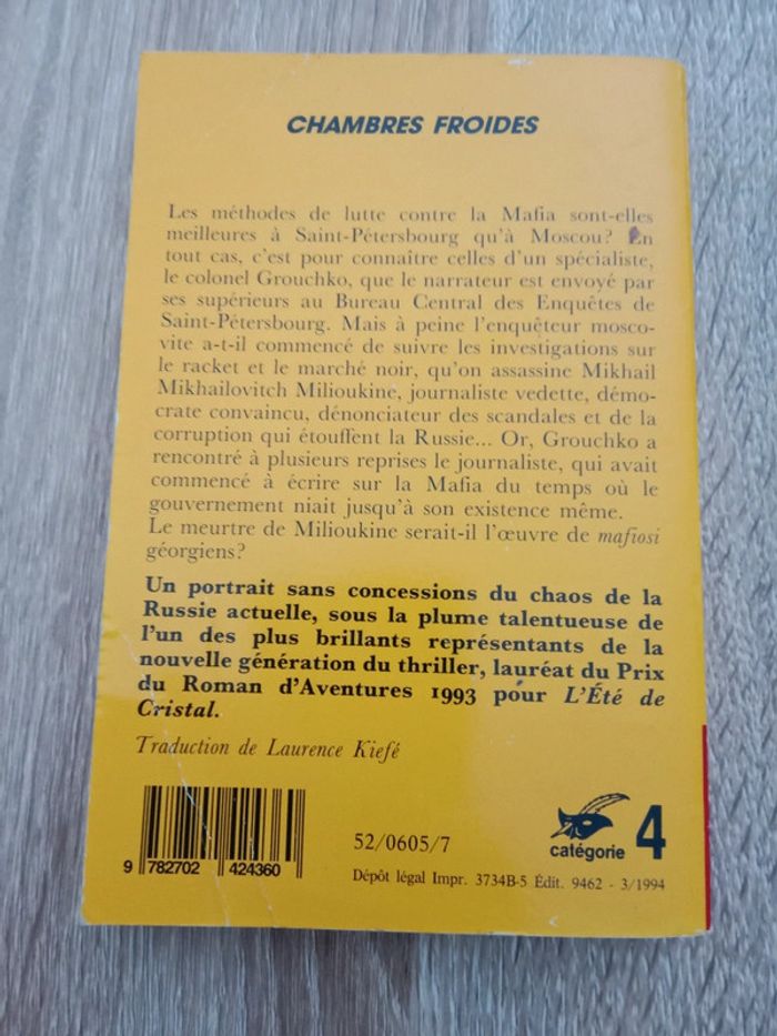 Philip Kerr 🪅 Chambres froides - photo numéro 2