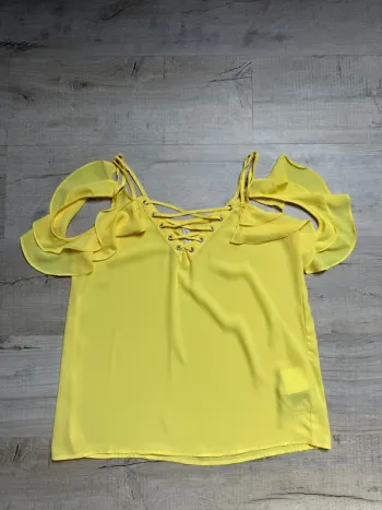 Blouse chemisier haut épaule dénudée