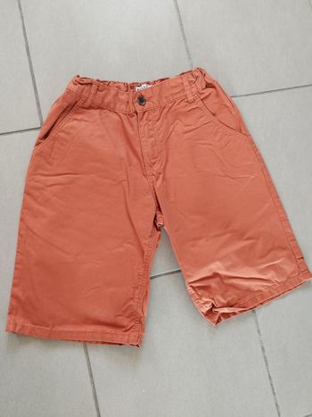 short garçon 14 ans orange