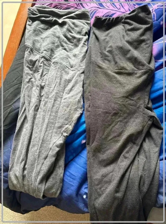 2 leggings grocesse taille 42/44