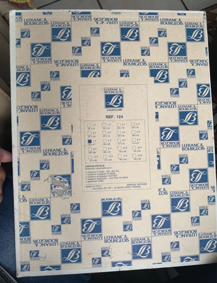 Toile signée « la boulonnaise» - photo numéro 2