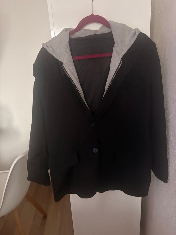 blazer à capuche
