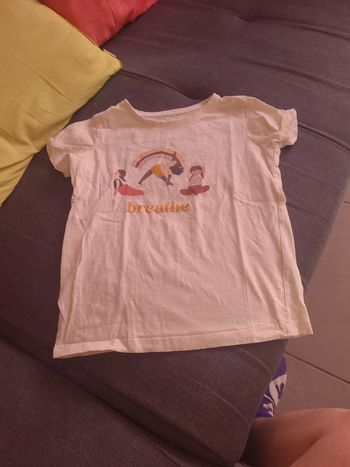 Haut manches courtes fille 7 8 ans 128 cm