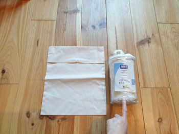 Couverture toute douce et sac a linge humide