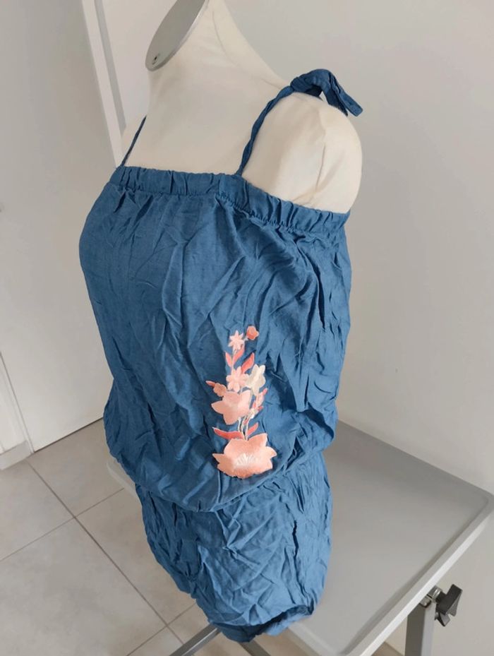 Combi short femme taille L - photo numéro 2