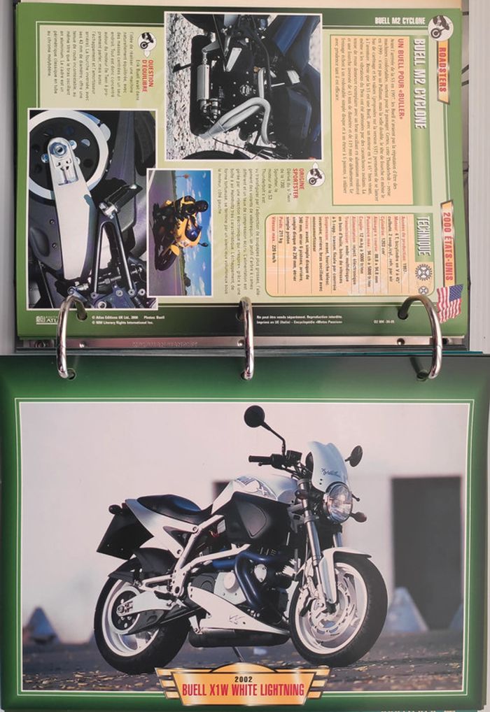 Classeur Motos Passion - Roadsters & Routières (217 fiches)