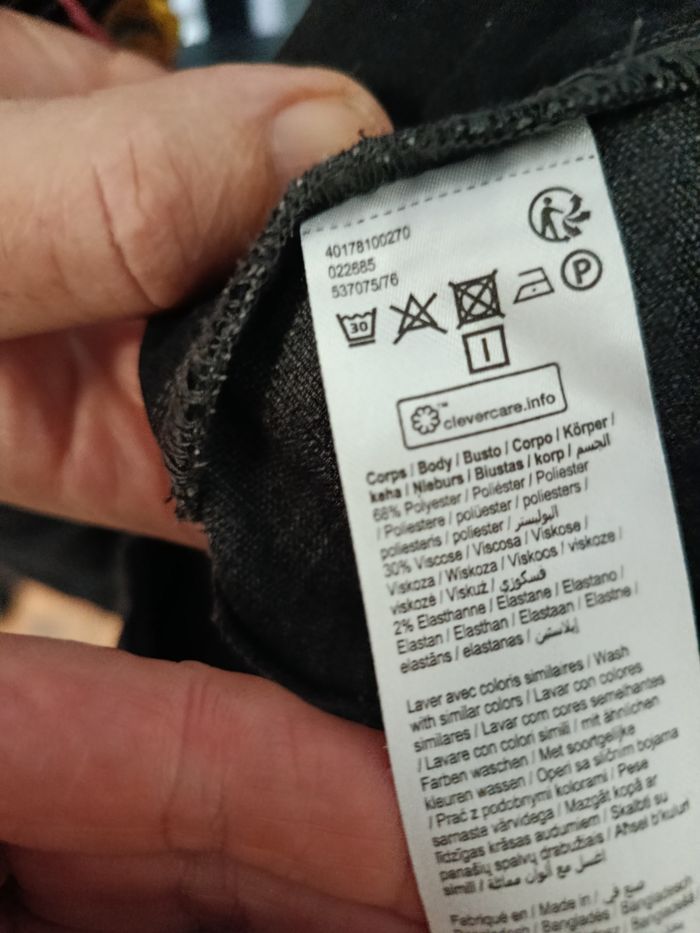 Pantalon droit unisexe gris taille 54 - photo numéro 4