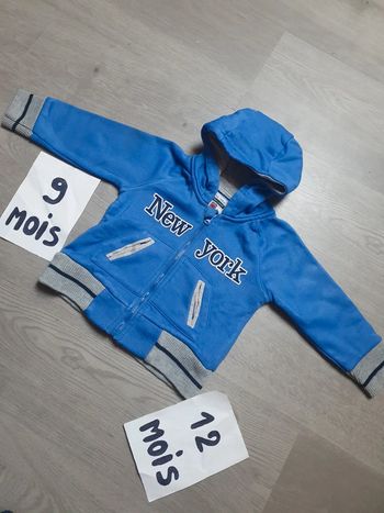 Gilet 9/12mois garçon