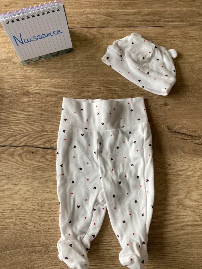 Ensemble legging bonnet naissance