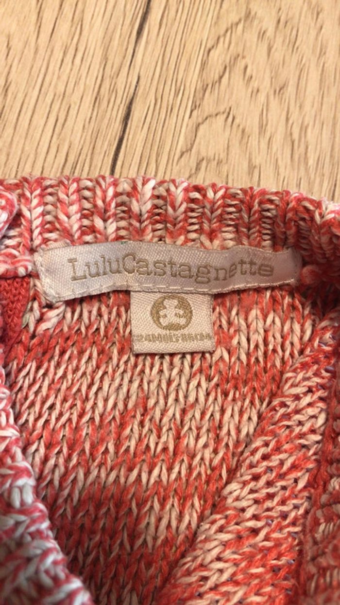 Pull rose chiné - photo numéro 5