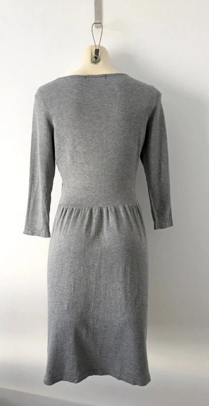 Robe grise manches 3/4 - Atmosphere - taille 36 - photo numéro 2